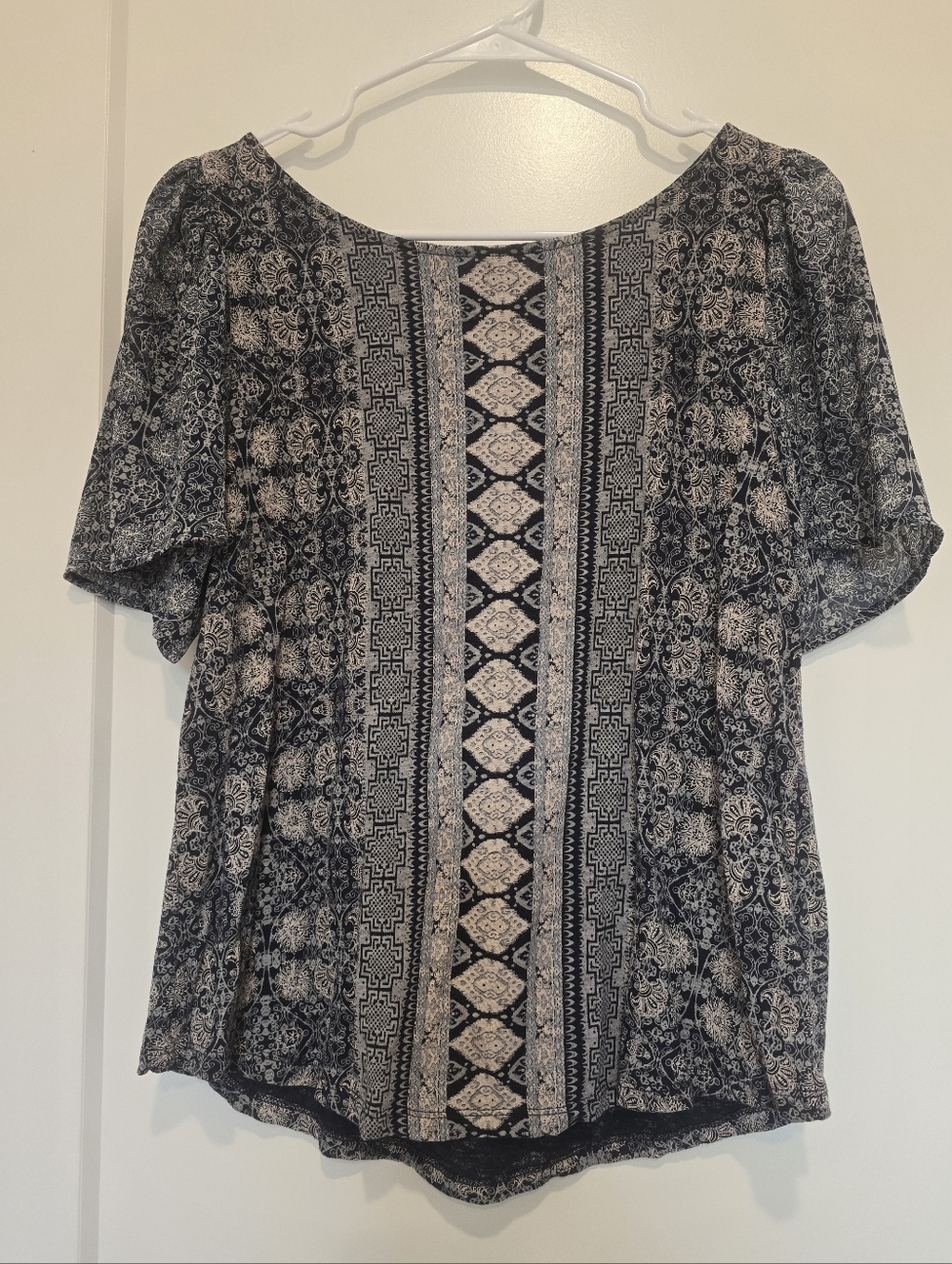 Lucky Brand Top With Cutout Back